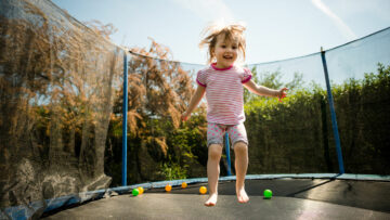 Trampolinspringen: hüpfend in Form